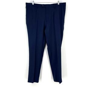 Ted Baker OVVAT Performance Suit Trouser Pants Wool Navy Blue Men's 40R